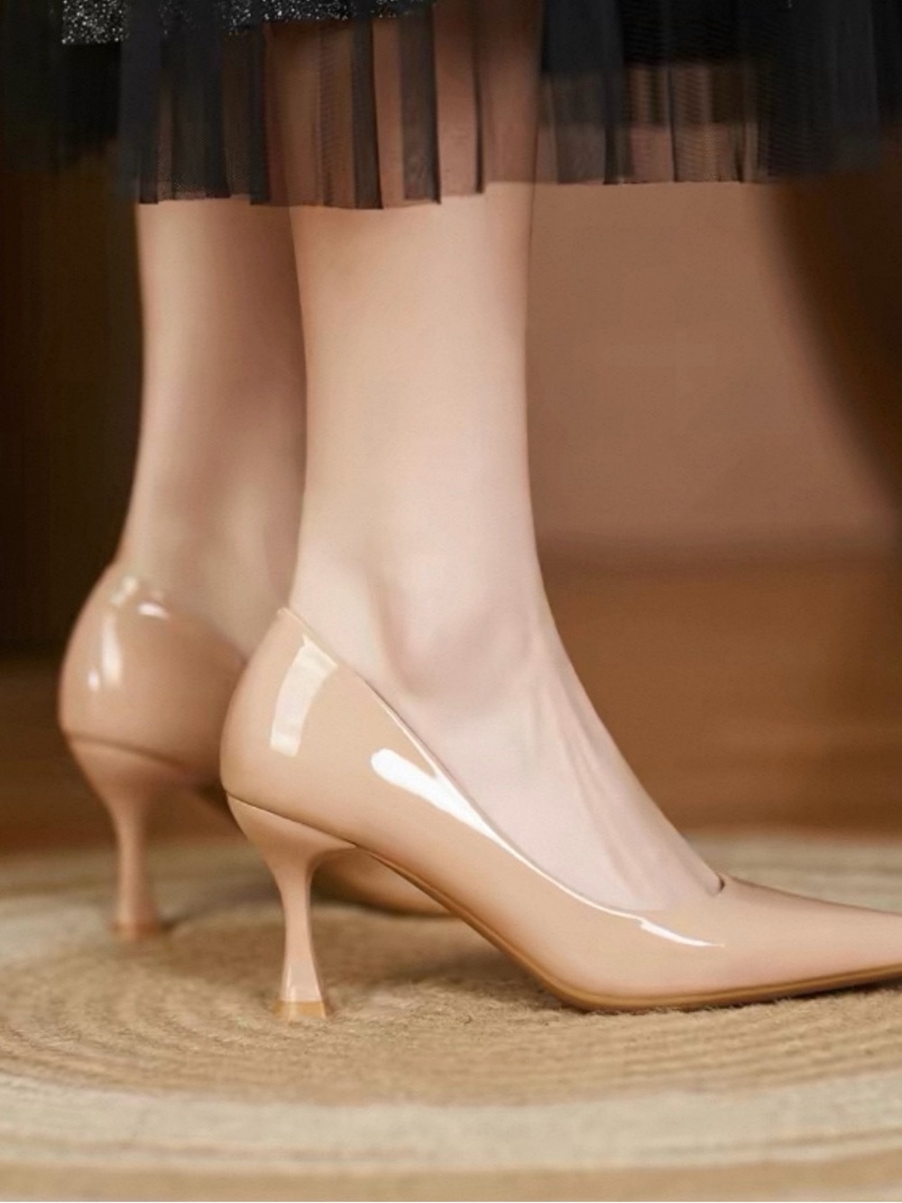 Hand made Real leather women’s heels. Pump